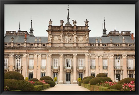 Framed Royal Palace of King Philip V, San Ildefonso, Spain Print