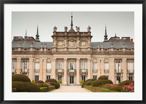Framed Royal Palace of King Philip V, San Ildefonso, Spain Print
