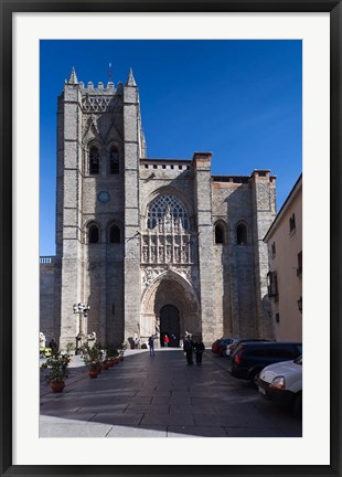 Framed Avila Cathedral, Avila, Spain Print