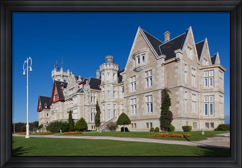 Framed Palacio de la Magdalena, Santander, Spain Print