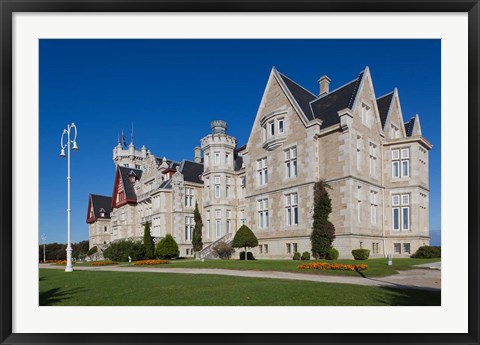 Framed Palacio de la Magdalena, Santander, Spain Print