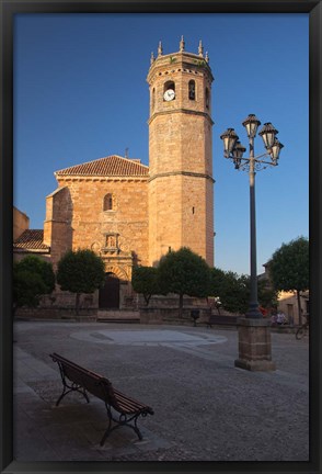 Framed Spain, Andalusia, Banos de la Encina San Mateo Church Print