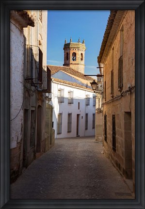 Framed Spain, Andalusia, Banos de la Encina Street Scene Print