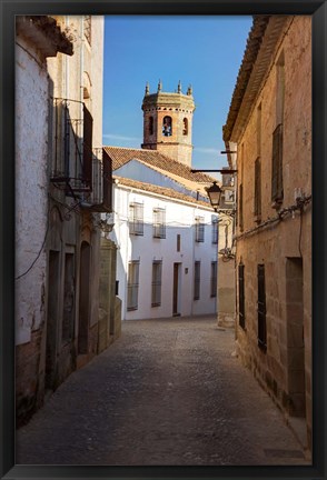 Framed Spain, Andalusia, Banos de la Encina Street Scene Print