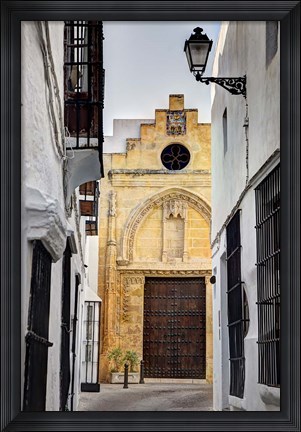 Framed Spain, Andalusia, Cadiz, Arcos De la Fontera The Chapel of Mercy Print