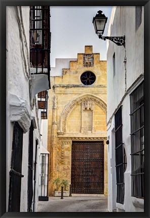 Framed Spain, Andalusia, Cadiz, Arcos De la Fontera The Chapel of Mercy Print