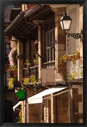 Framed Comillas, Spain Print