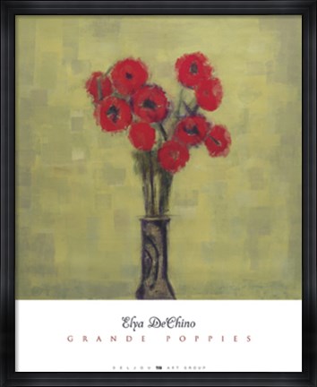 Framed Grande Poppies Print