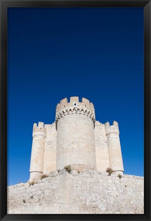 Framed Castillo Penafiel, Penafiel, Valladolid Province, Spain Print