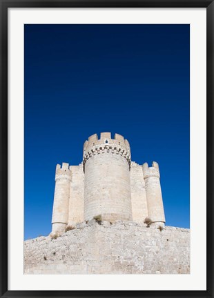 Framed Castillo Penafiel, Penafiel, Valladolid Province, Spain Print