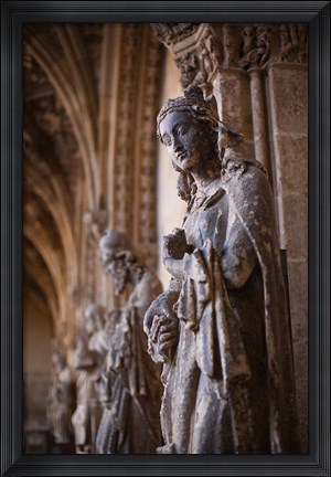 Framed Catedral de Leon, Leon, Spain Print