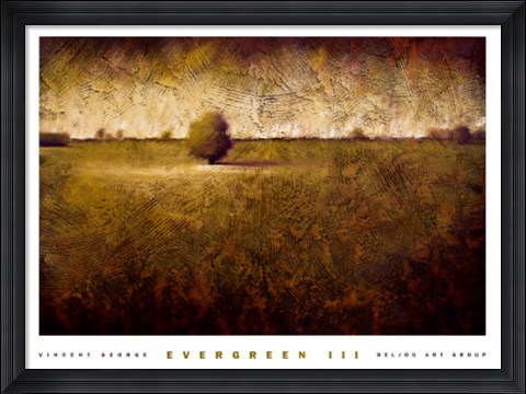 Framed Evergreen III Print