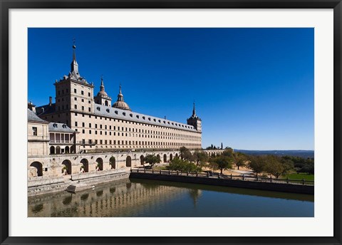 Framed El Escorial Royal Monastery and Palace, San Lorenzo de El Escorial, Spain Print