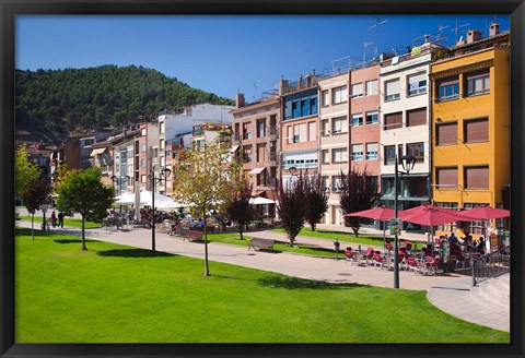 Framed Najera, La Rioja Region, Spain Print