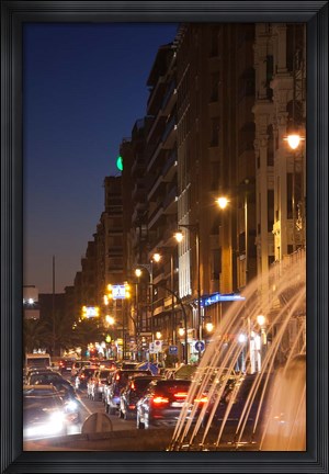 Framed Plaza Alferez Provisional, Logrono, Spain Print