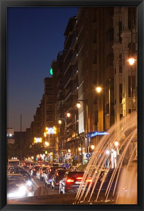 Framed Plaza Alferez Provisional, Logrono, Spain Print