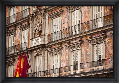 Framed Plaza Mayor, Madrid, Spain Print