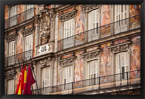 Framed Plaza Mayor, Madrid, Spain Print