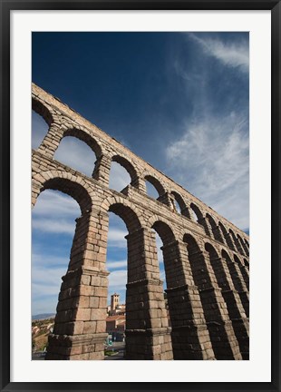 Framed Roman Aqueduct, Segovia, Spain Print