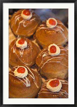 Framed Spain, Castilla y Leon, Yemas de Avila, Sweets Print