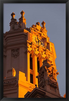 Framed Spain, Madrid, Palacio de Communicaciones Print