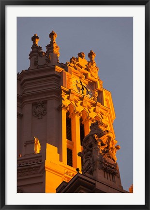 Framed Spain, Madrid, Palacio de Communicaciones Print