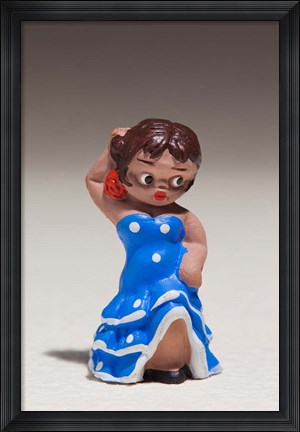 Framed Spain, Madrid, souvenir of Spanish Dancers Print