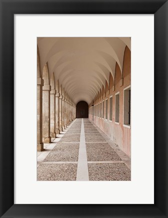 Framed Arched Walkway, The Royal Palace, Aranjuez, Spain Print