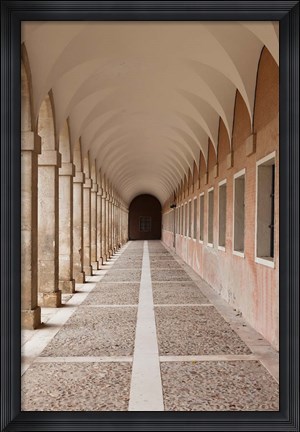 Framed Arched Walkway, The Royal Palace, Aranjuez, Spain Print