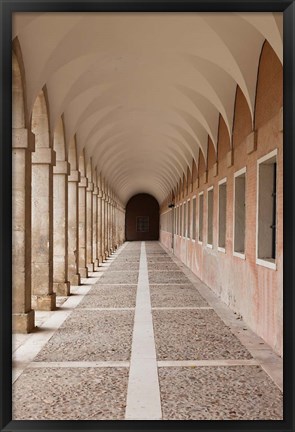 Framed Arched Walkway, The Royal Palace, Aranjuez, Spain Print