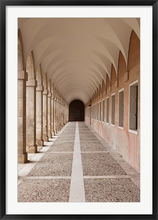 Framed Arched Walkway, The Royal Palace, Aranjuez, Spain Print