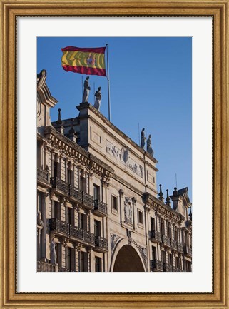 Framed Banco de Santander, Santander, Spain Print