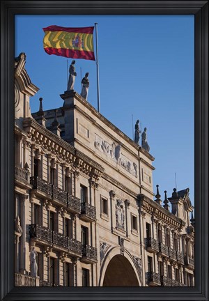 Framed Banco de Santander, Santander, Spain Print