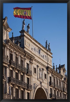 Framed Banco de Santander, Santander, Spain Print