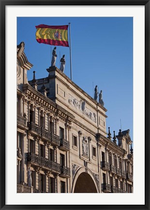 Framed Banco de Santander, Santander, Spain Print