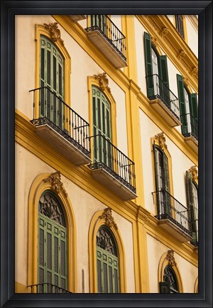 Framed Birth Place of Pablo Picasso, Malaga, Spain Print
