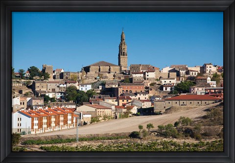 Framed Briones, La Rioja Region, Spain Print