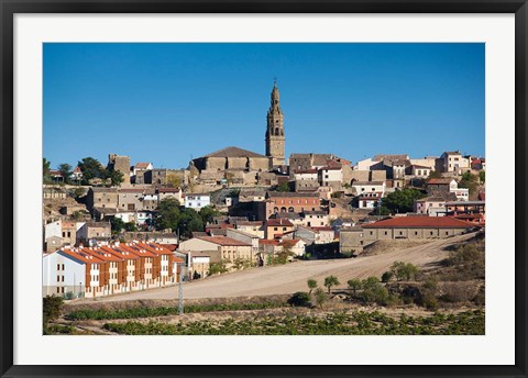 Framed Briones, La Rioja Region, Spain Print