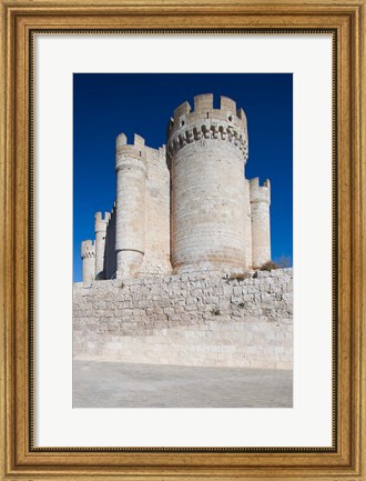 Framed Castillo Penafiel, Penafiel, Valladolid Province, Spain Print