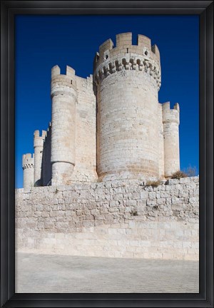 Framed Castillo Penafiel, Penafiel, Valladolid Province, Spain Print