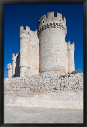 Framed Castillo Penafiel, Penafiel, Valladolid Province, Spain Print