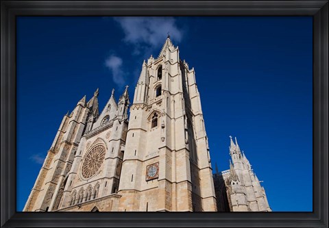 Framed Catedral de Leon, Leon, Spain Print
