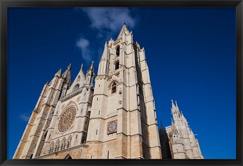 Framed Catedral de Leon, Leon, Spain Print