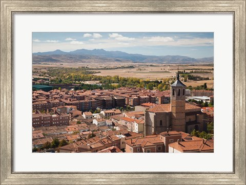Framed Church of Santiago, Avila, Spain Print