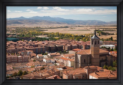 Framed Church of Santiago, Avila, Spain Print