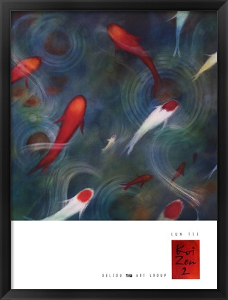 Framed Koi Zen 2 Print