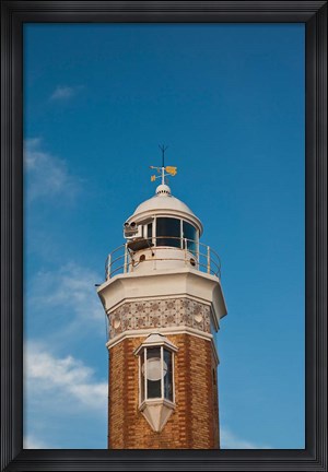 Framed Faro de Bonanza Lighthouse, Bonanza, Spain Print