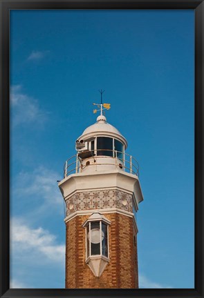 Framed Faro de Bonanza Lighthouse, Bonanza, Spain Print