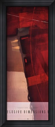 Framed Elusive Dimensions I Print