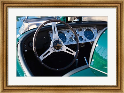 Framed Jaguar XK-1505, Avila, Spain Print